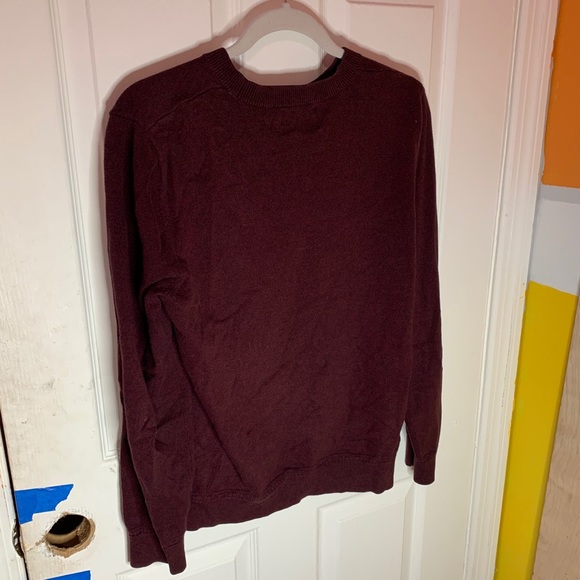COPY - Topman Maroon Sweater Shirt - Picture 2 of 2